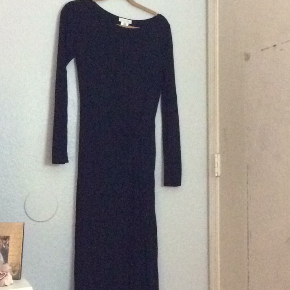 Celine Black Dress w/ slit that shows off your leg